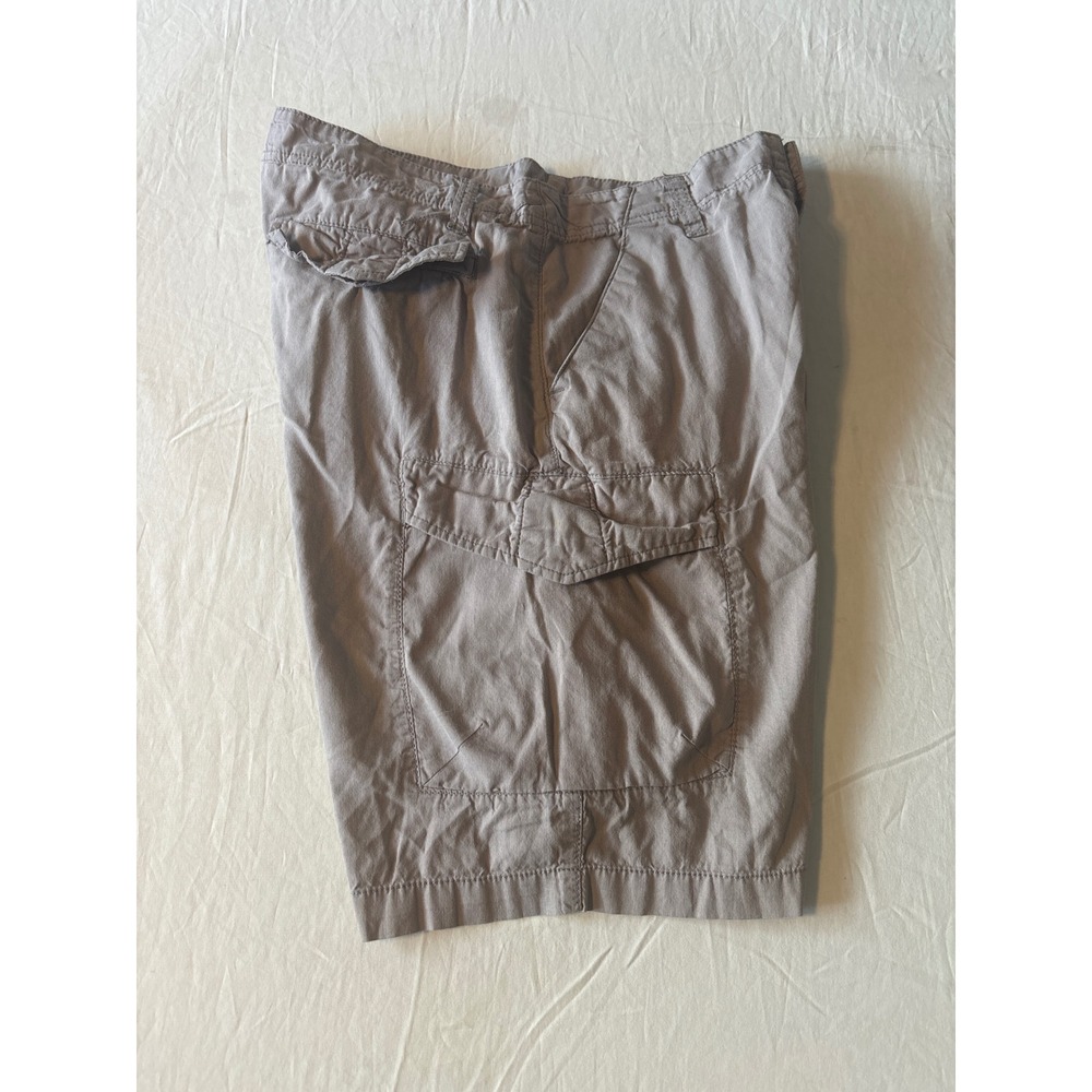 Banana Republic Cargo Shorts Mens 32 Grey Good Utility Pockets Relaxed Fit‎